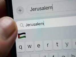 palästina-flagge bei jerusalem: apple will umstrittenen emoji-vorschlag beheben
