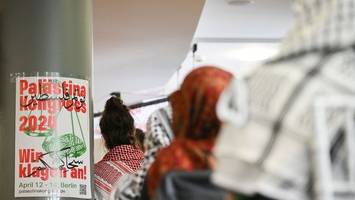 polizei löst „palästina-kongress“ in berlin auf