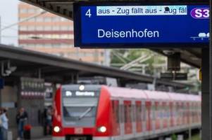 Münchner Stammstrecke am Wochenende gesperrt