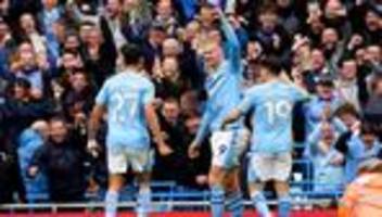 Premier League: 5:1 gegen Luton: Manchester City vorübergehend Spitzenreiter