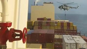 iran konfisziert containerschiff mit verbindung zu israel