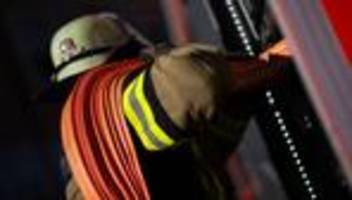 brände: feuer zerstört einfamilienhaus in leinefelde
