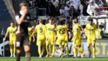fußball: elversberg landet Überraschungssieg beim fc st. pauli
