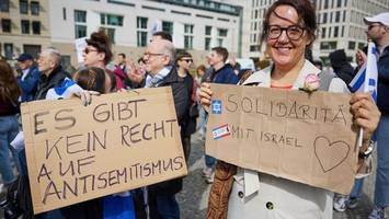 Solidaritätskundgebung für Israel nach iranischem Angriff