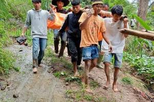erdrutsche nach starkregen: mindestens 14 tote in indonesien