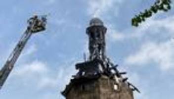 brände: spitze von historischem turm soll erneuert werden