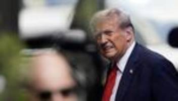 Früherer US-Präsident: Donald Trump erscheint zu Prozessauftakt vor Gericht