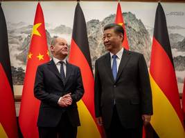 Besuch in Peking: Xi umschmeichelt Scholz - und lässt ihn abblitzen