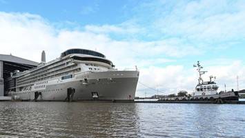 Meyer Werft überführt neues Kreuzfahrtschiff zur Nordsee