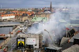 Ermittlungen nach Brand in Kopenhagens historischer Börse