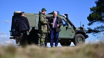 Steinmeier in Munster: „Wir brauchen eine starke Bundeswehr“