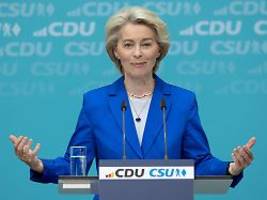 cdu-kampagne zur europawahl: die spitzenkandidatin kommt zum schluss