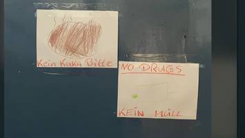 In Kreuzberg - „Kein Kaka bitte“: Berliner Kindergartenkinder müssen Anti-Junkie-Schilder malen