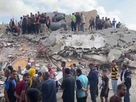 Nach israelischen Luftangriffen: Kliniken in Rafah melden zahlreiche Tote