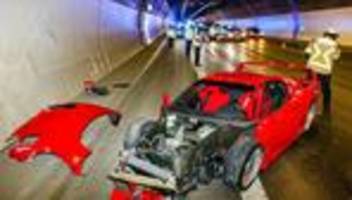 verkehr: unfall: wagen war mehr als zwei millionen euro wert