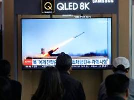 erst am freitag waffen getestet: nordkorea feuert offenbar erneut rakete ab