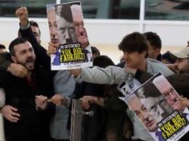 propalästinensische demo: steinmeier in istanbul mit mörder-rufen begrüßt