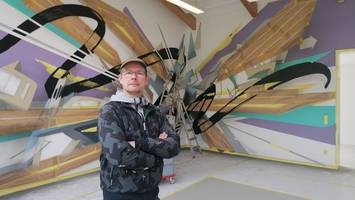 Mirco Reisser im WAI: Er sprühte das höchste Gemälde der Welt