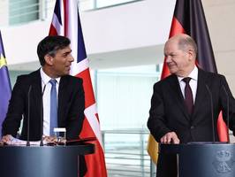 Antrittsbesuch des britischen Premiers: Sunak und Scholz wollen enger zusammenarbeiten