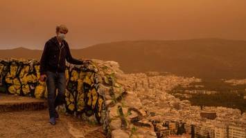 Saharastaub in Athen: „Fühlte sich an wie das Ende der Welt“