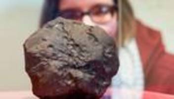 Wissenschaft: Meteorit «Elmshorn» wird nun in Hamburger Museum ausgestellt