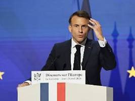 Macron pocht auf EU-Verteidigung: Europa kann sterben - Der große Visionär kämpft ums Überleben