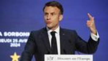 Emmanuel Macron: Unser heutiges Europa könnte sterben