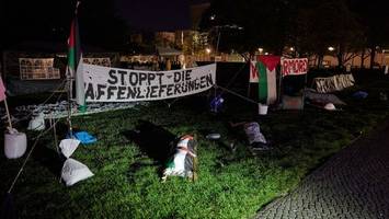 palästina-protestcamp am kanzleramt verboten