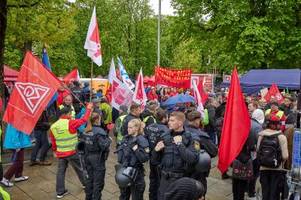 Demos am 1. Mai: Gewerkschafts-Kundgebung und Protestaktion in Augsburg