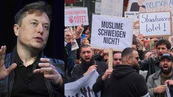 elon musk äußert sich zu islamisten-demo in hamburg