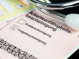 atemwege, psyche, rücken: krankenstand in deutschland weiterhin hoch