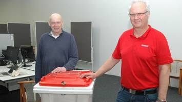 Bergedorfs erstes Wahllokal ist eröffnet – im CCB