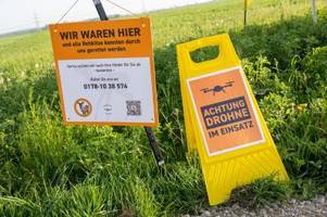 drohnen und wärmebildkameras sollen rehkitze schützen