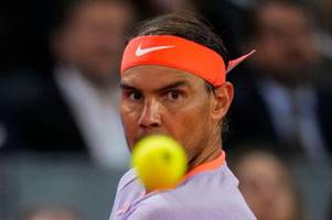 Schwieriger Tag: Emotionales Aus für Nadal in Madrid