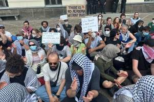 propalästinensische proteste vor hu berlin