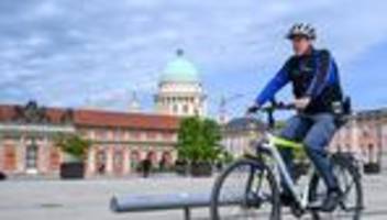 Ausstattung: Kaum Polizei auf Fahrrädern in Brandenburg unterwegs