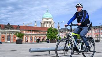 Kaum Polizei auf Fahrrädern in Brandenburg unterwegs
