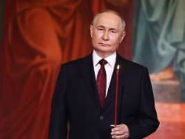 Ostern in Moskau: Putin bekreuzigt sich und lobt Barmherzigkeit
