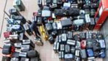 Luftverkehr: Gepäckanlage am Flughafen Hamburg weiter gestört
