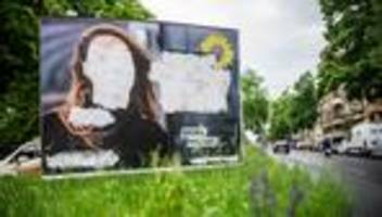 politische kriminalität: vandalismus an wahlplakaten in hessen