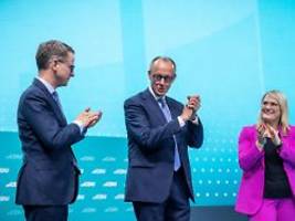 Rückendeckung für Parteichef: CDU liefert Merz, was er braucht