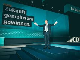 Parteitag in Berlin: CDU bestätigt Merz mit rund 90 Prozent im Amt