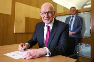 John Swinney zum neuen Regierungschef in Schottland gewählt