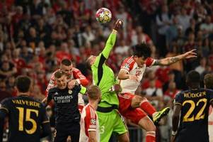 Real gegen die Bayern wieder mit Lunin im Tor