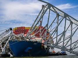 Containerschiff vor Baltimore: Nach Brückencrash: Behörden bergen letzte Leiche