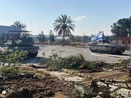 nach raketenangriff geschlossen: israels militär öffnet grenzübergang rafah wieder