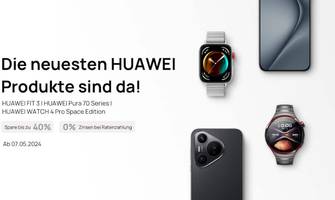 Drei neue HUAWEI Produkte - Neue Top-Smartphones und mit iOS und Android kompatible Smartwatches ab sofort erhältlich