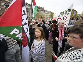 Auch Thunberg in Malmö dabei: Tausende protestieren gegen ESC-Teilnehmerin aus Israel