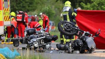 drama am vatertag: 3 schwerverletzte bei motorrad-crash