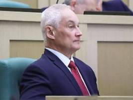 Beloussow spricht über Verluste: Russlands neuer Verteidigungsminister hat überraschenden Plan